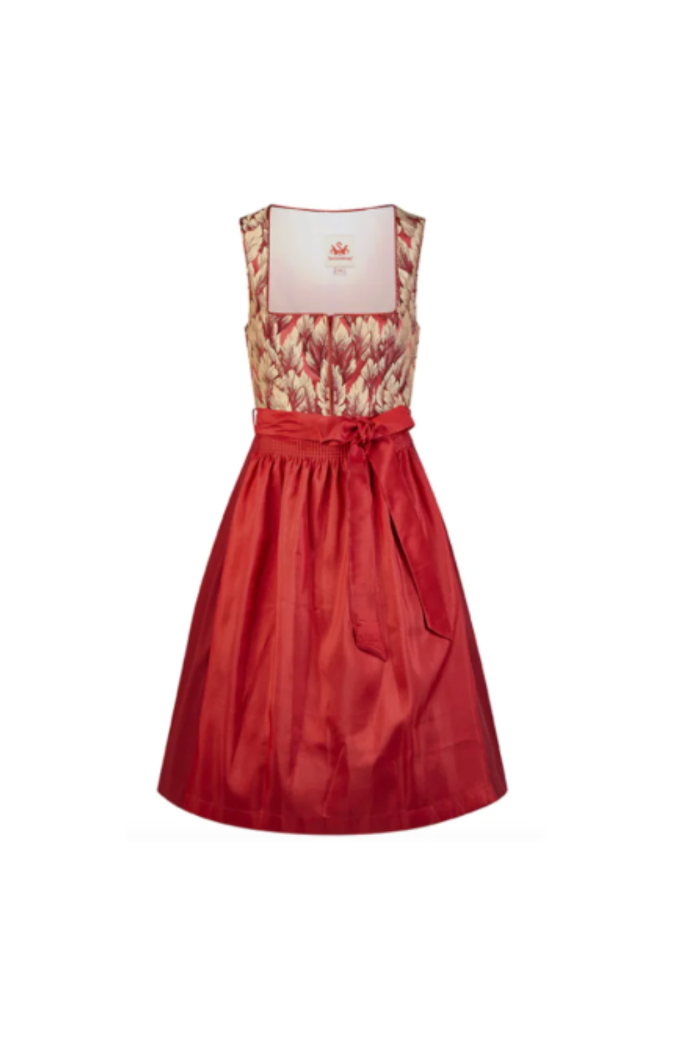 Spieth & Wensky Hella Dirndl 70 cm – Jacquard Rot