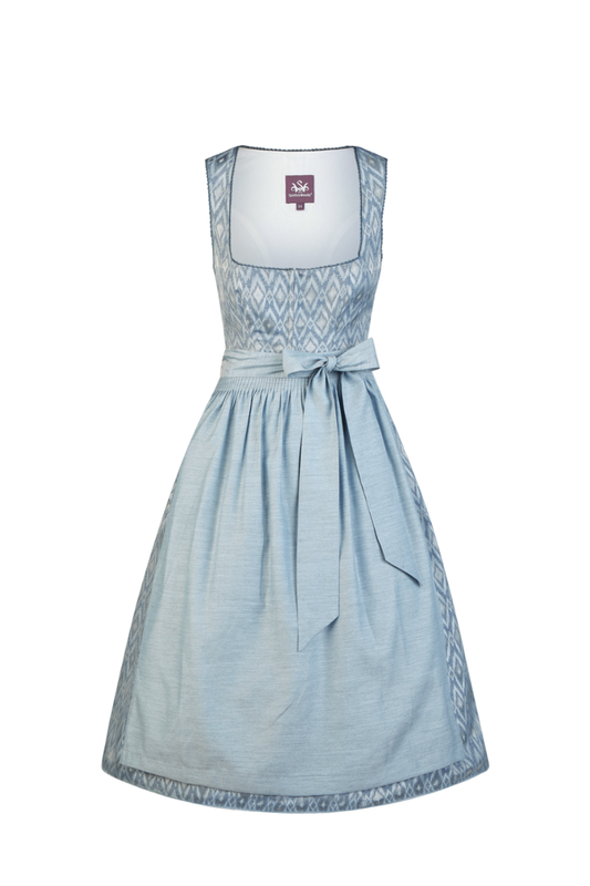 Spieth & Wensky Hermine Dirndl 70 cm – Hellblau