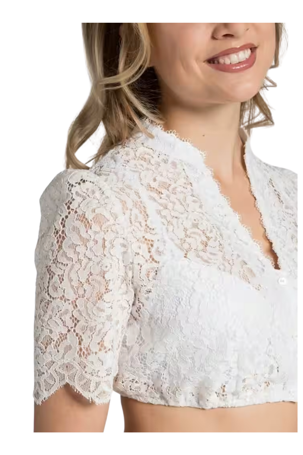 Spieth & Wensky Mellingen Dirndlbluse – Offweiß