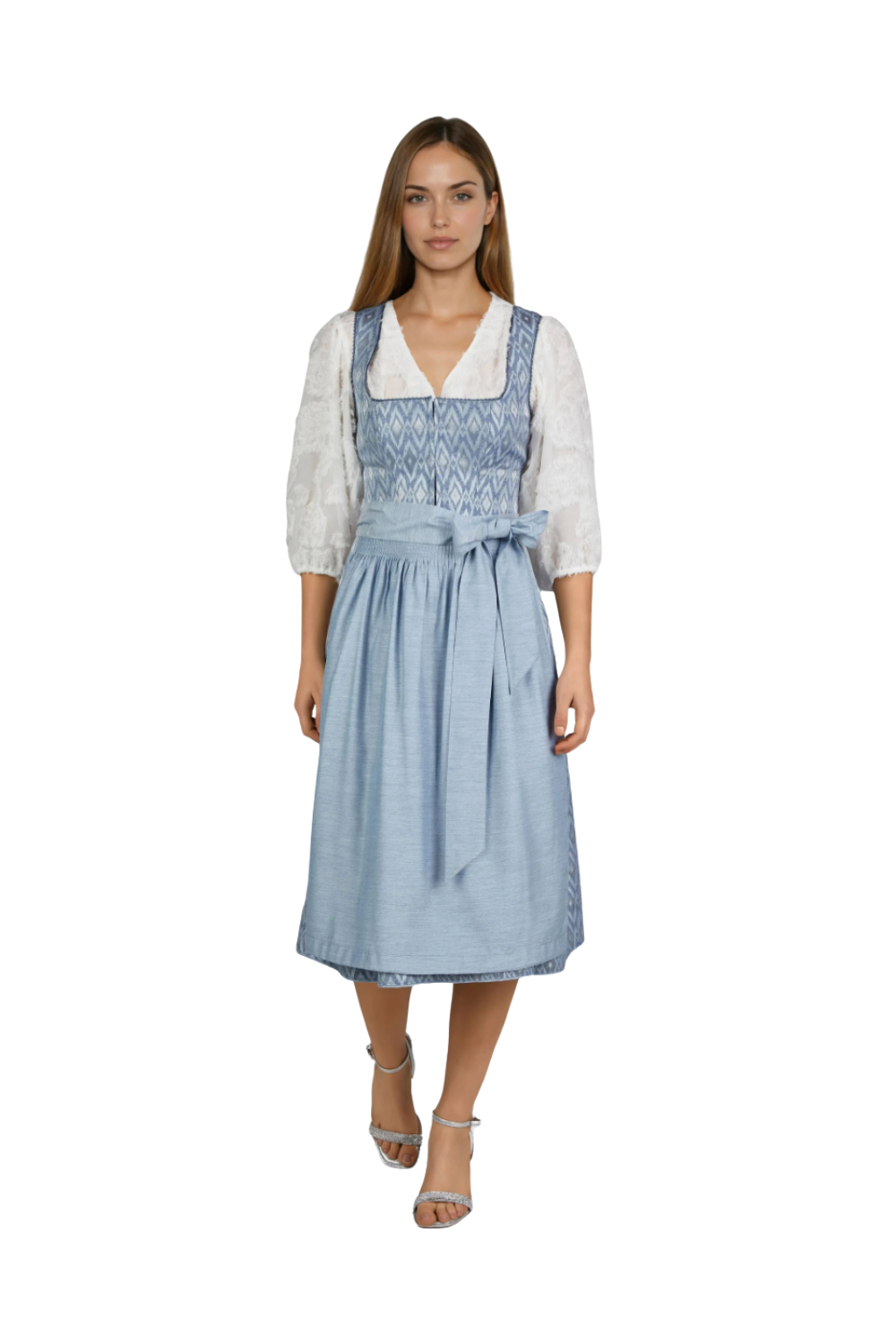 Spieth & Wensky Hermine Dirndl 70 cm – Hellblau