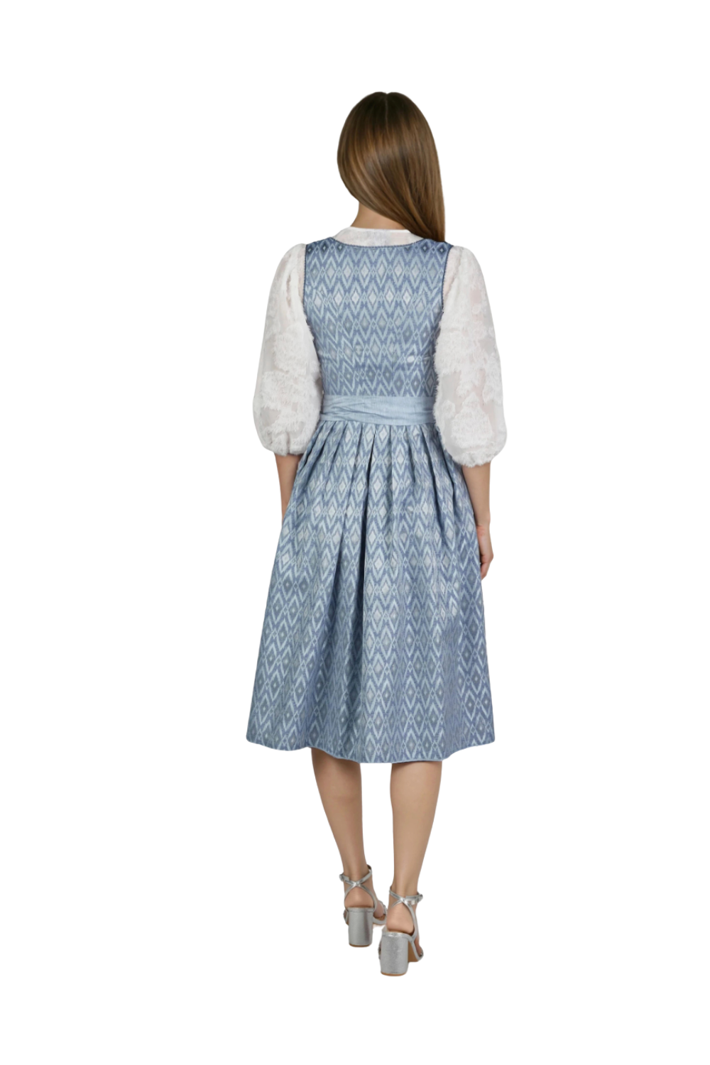 Spieth & Wensky Hermine Dirndl 70 cm – Hellblau
