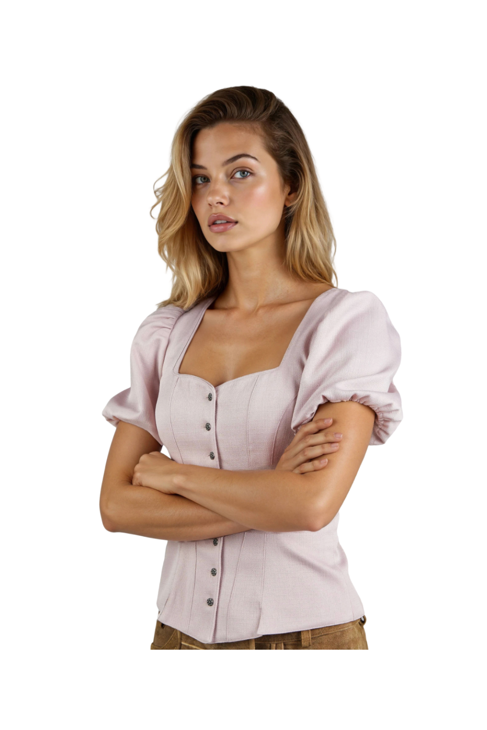 Spieth & Wensky Herlingen Trachtenmieder – Rosa & Blau