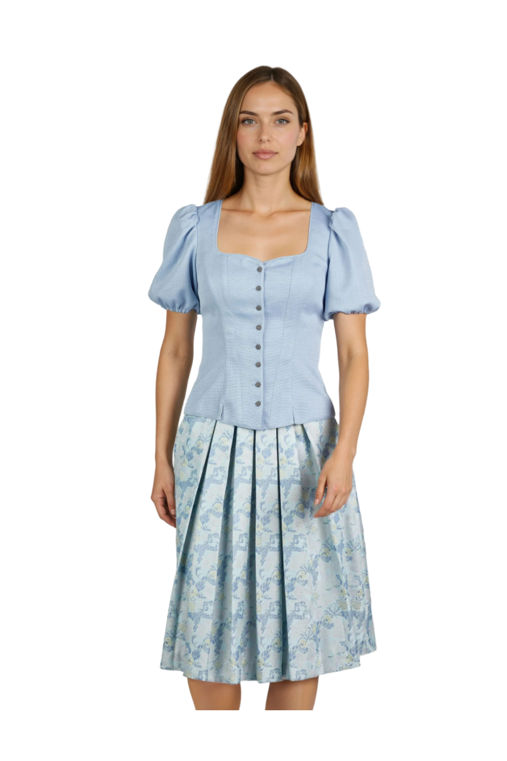 Spieth & Wensky Herlingen Trachtenmieder – Rosa & Blau