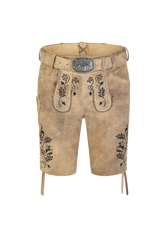 Spieth & Wensky Hofmeister Lederhose 45 cm – Lombok Schwarz
