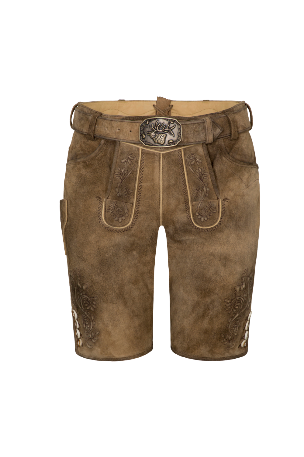 Spieth & Wensky Everest Lederhose 45 cm – Sandstein / St. Braun