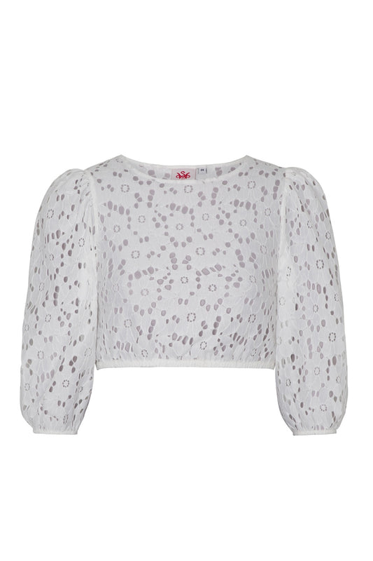 Spieth & Wensky Geraldine Dirndlbluse – Offweiß